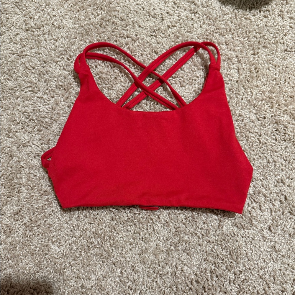 Bombshell Sportswear Red Barbell Sports Bra - Picture 7 of 7